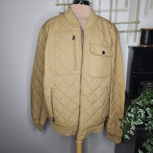 Tan quilted jacket